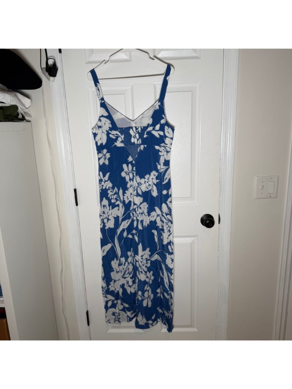 Madewell Tank Midi Dress in Exploded Blue Floral Women's Size 16 New With Tags! - Picture 6 of 6